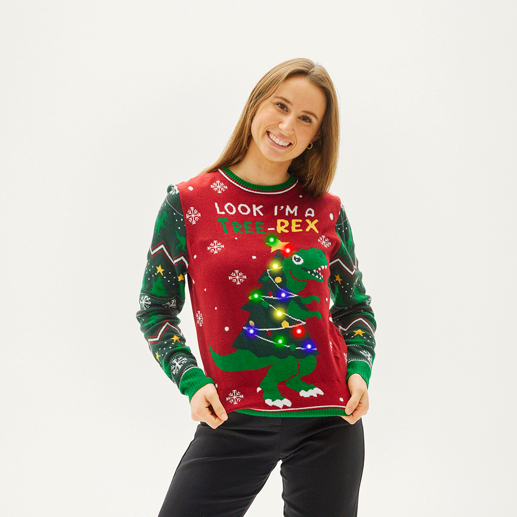 The Tree-REX Sweater - Dame
